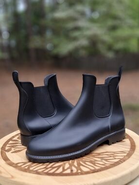 Horze Palermo Women's Rubber Jodphur Rain Snow Paddock Boots Size 39/8.5